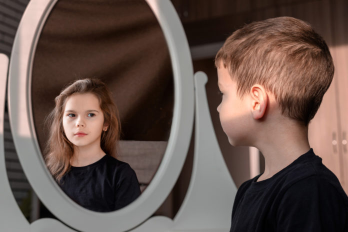 Sister,And,Brother,Concept.,Boy,And,Girl.,Concept,Of,Gender