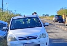 Acidente é registrado na manhã desta quinta-feira (25) na estrada Santa Terezinha–Elísio Medrado