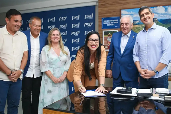 filiação de ludmilla fiscina ao psd_divulgação