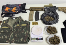 Polícia Militar apreende fuzil com numeração suprimida no interior da Bahia
