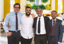 Assessor jurídico Dr. Luis Felipe e jovem empresário Gabriel prestigiam comemorações dos 135 anos de São Miguel das Matas